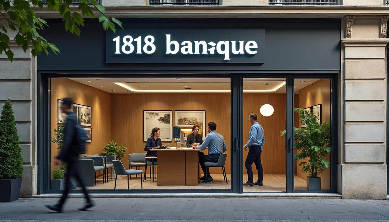 Illustration: Qui est la 1818 banque et quelle est son identité ?